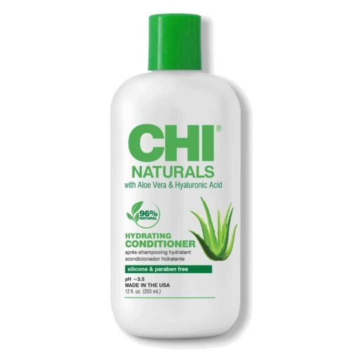 CHI Naturals Conditioner Aloe Vera & Hyaluronic Acid - hydratační kondicionér s aloe vera a kys. hyaluronovou