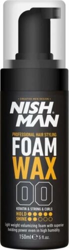 Nishman Foam Wax 00 - objemová pěna pro vlnité vlasy