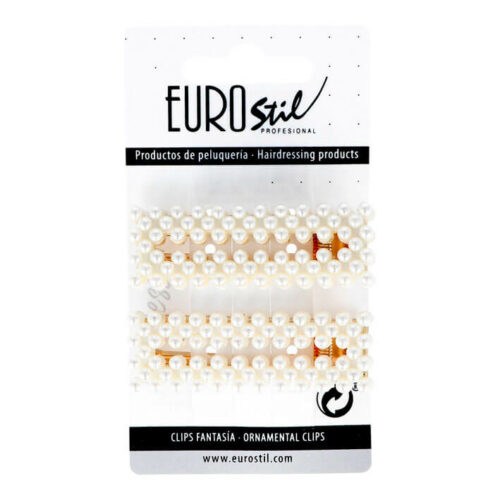 Eurostil Peard Gold Hair Clips - ozdoby do vlasů (sponky