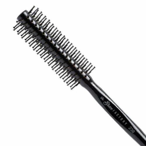 The Shave Factory Round Brush Black - černé kartáče na foukání vlasů 238 - (2 výšky štětin: 4 cm / 3