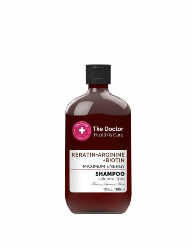The Doctor Keratin + Arginine + Biotin Maximum Energy Shampoo - výživný šampon na vlasy bez silikonů