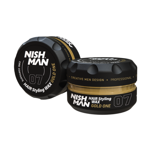 Nishman Hair Styling Wax Gold One 07 - vosk na vlasy s leskem