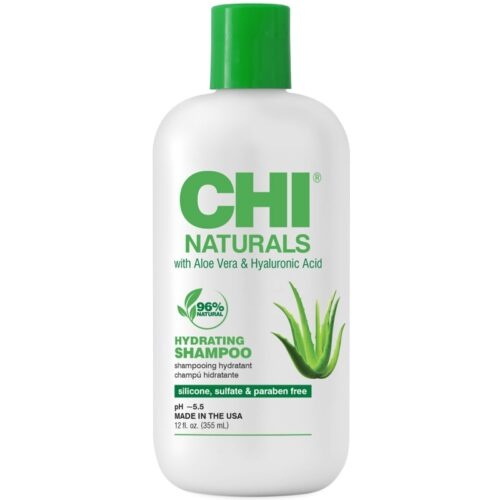 CHI Naturals Shampoo Aloe Vera & Hyaluronic Acid - hydratační šampon s aloe vera a kys. hyaluronovou