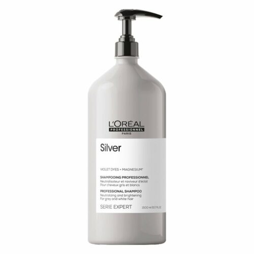 ​L'Oréal Professionnel Série Expert Silver Magnesium - stříbrný šampon pro odstranění žlutých tónů 1500 ml
