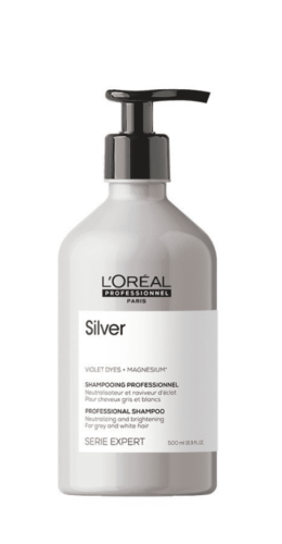 ​L'Oréal Professionnel Série Expert Silver Magnesium - stříbrný šampon pro odstranění žlutých tónů 500 ml