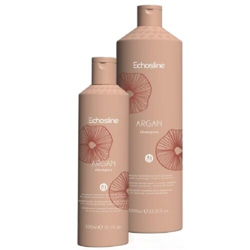 Echosline New Argan Shampoo - šampon pro oslabené a chemicky ošetřované vlasy 300 ml