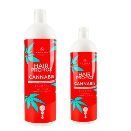 Kallos PRO-TOX Cannabis Hair Shampoo - šampon na vlasy s konopným olejem 500 ml