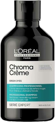 L'Oréal Professionel Chroma Créme Green Dyes - šampon na neutralizaci červených odlesků