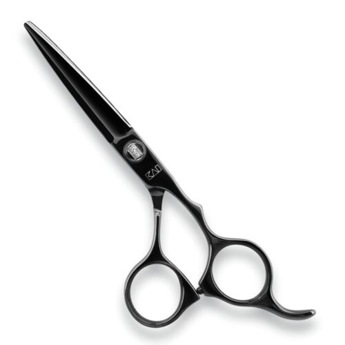 Kasho KSG OS Sagan Offset DLC Black Edition Scissors - kadeřnické nůžky na klouzavý střih